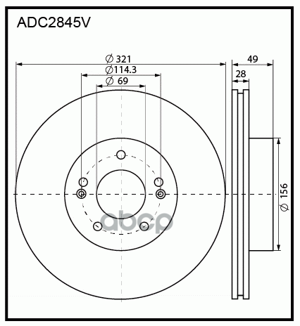 ALLIED NIPPON ADC2845V