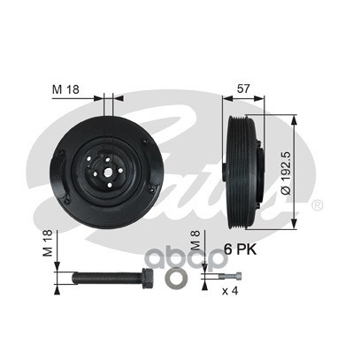 GATES TVD1033A